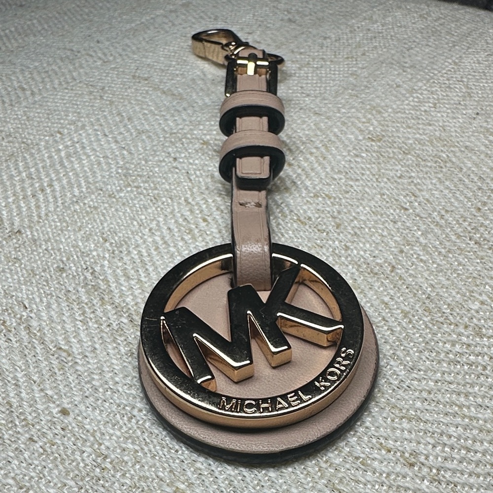 Michael Kors Gold and Beige Keychain Replacement